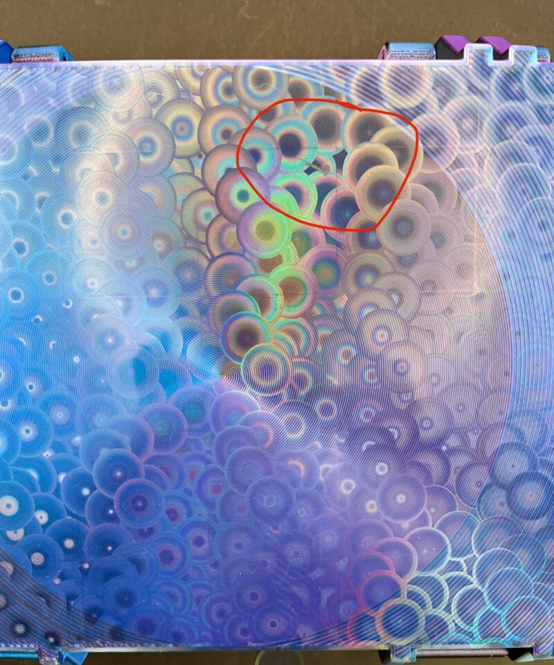 Simple 8 Pen  - Blue/Purple Circles **DISCOUNTED**