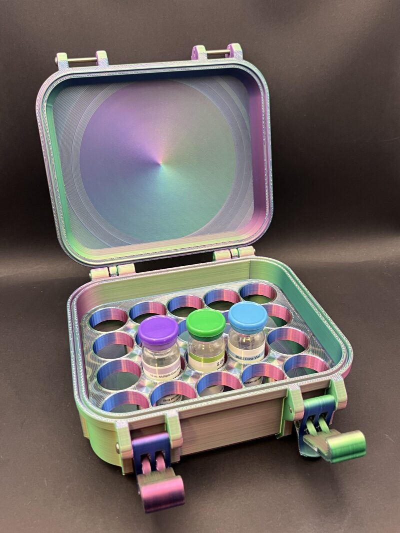 10mL box - 20 ct - Blue Purple Green Waves