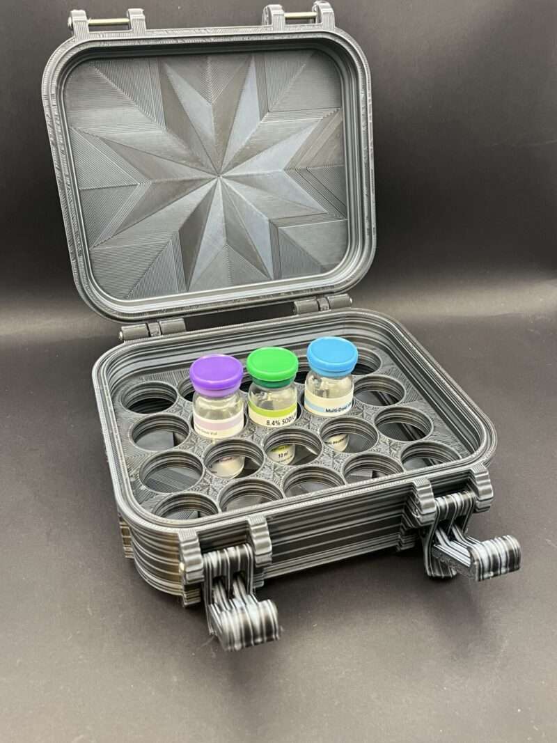 10mL box - 20 ct - Black Gray Gradient