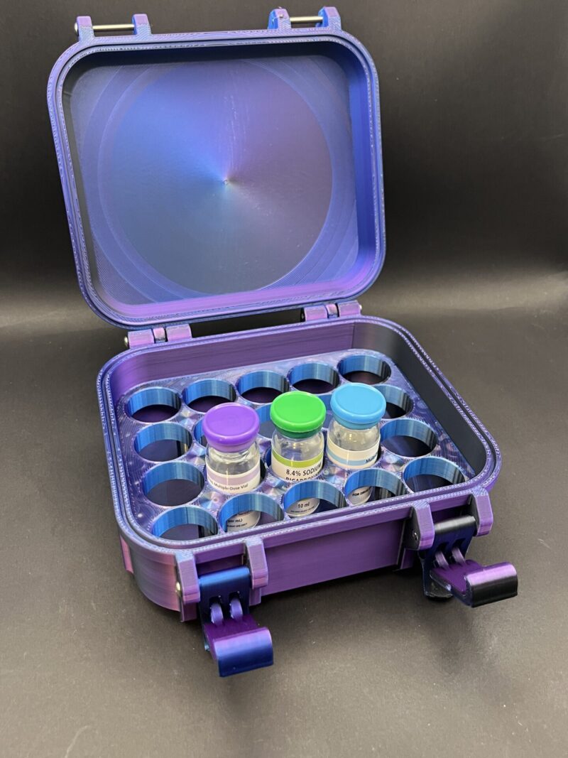 10mL box - 20 ct - Blue Purple Circles